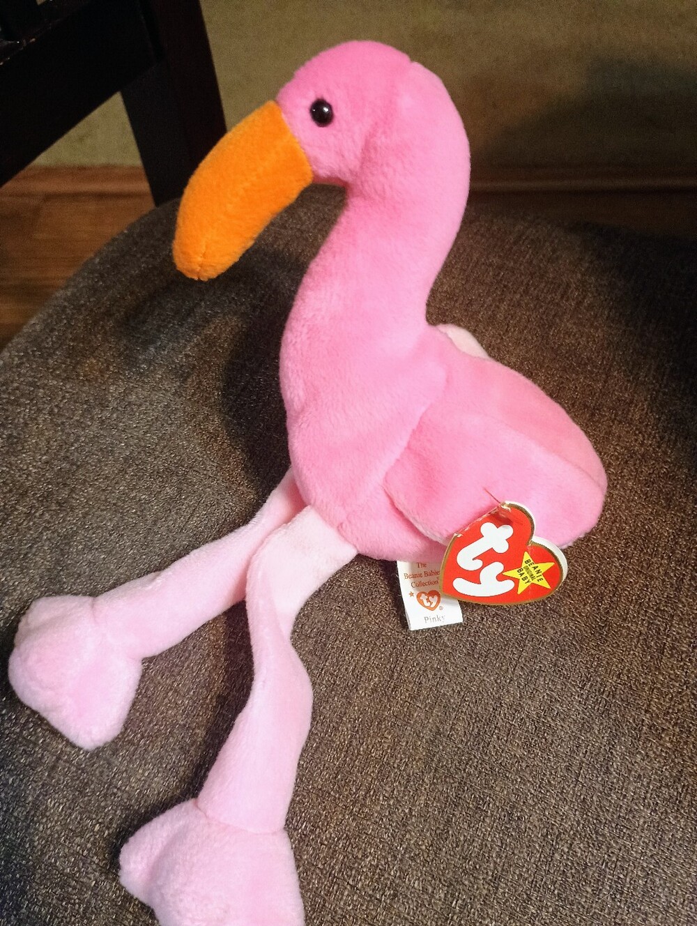 Original Ty Beanie Baby Pinky New Mint Condition